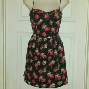Floral Waist Defining Dress