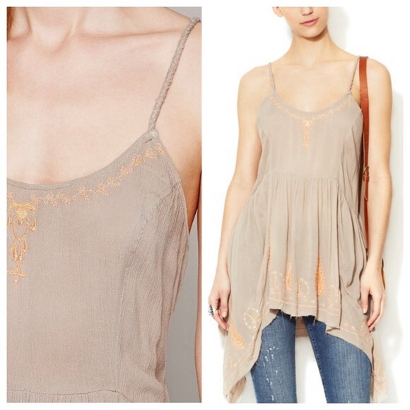 💜bundled Free People Embroider Meadow Slip - Picture 2 of 3