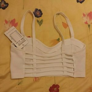 Brandy Melville White Chiyo