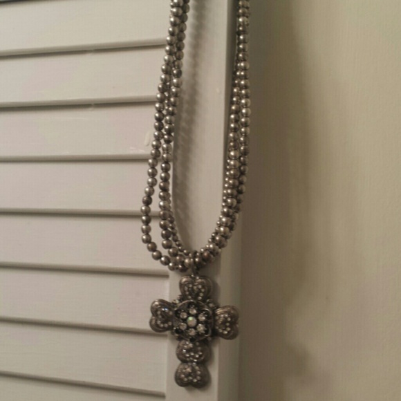Bling Cross necklace.
