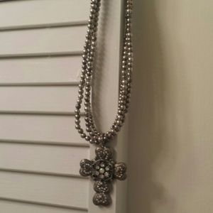 Bling Cross necklace.