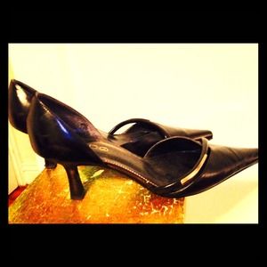 ALDO sleek black heels 8.5 size