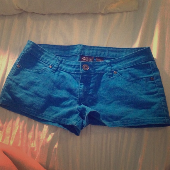 Blue shorts