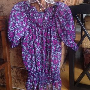 Floral print top like new