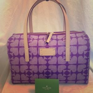 Brand new Kate Spade Bowler Purple Bag