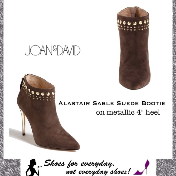 Alastair booties in sable suede