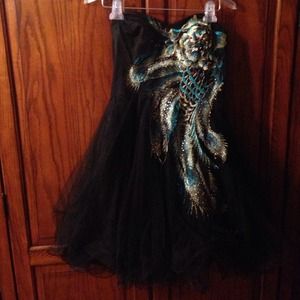 Black formal dress