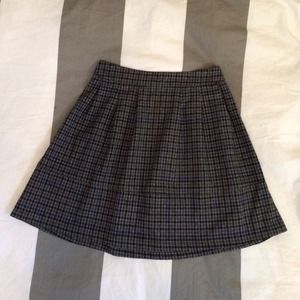 High-waisted Plaid Skirt (never worn)