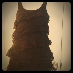 Pretty Lace Ruffle Top