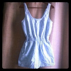 Forever 21 Light denim Romper