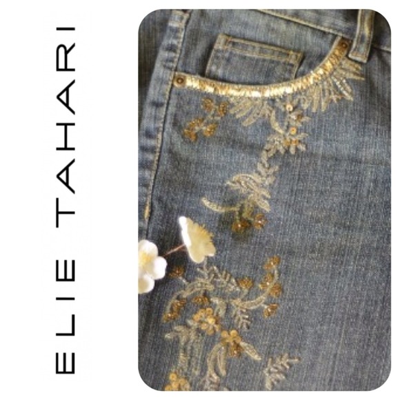 Amazing Embellished Beaded Jeans