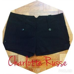 Black charlotte russe shorts