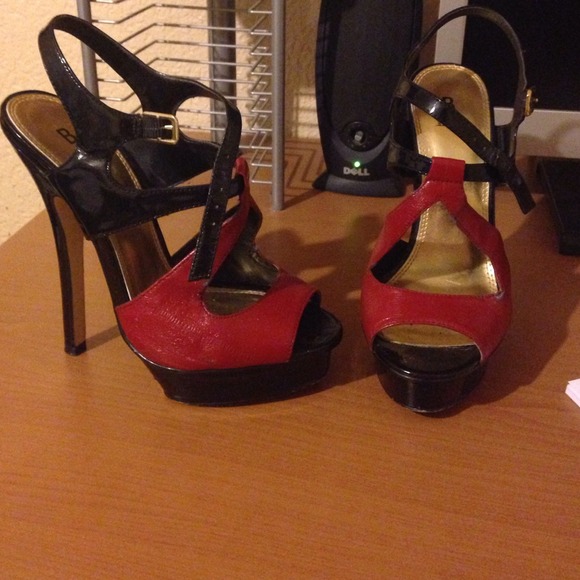 Sexy black and red heels