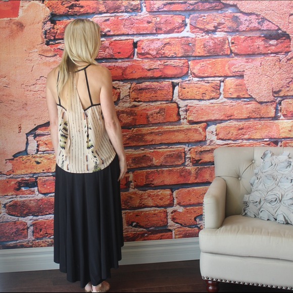 ⬇️SALE⬇️Cute pleated look black high low skirt - Picture 3 of 3