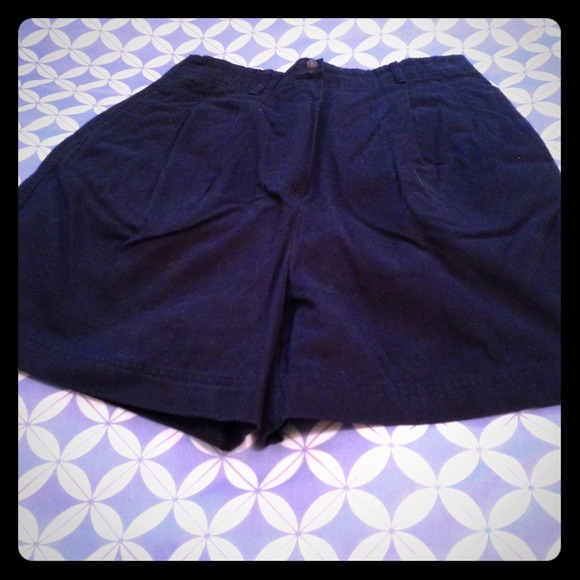 Navy shorts size 10