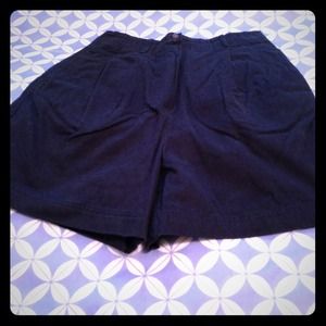Navy shorts size 10