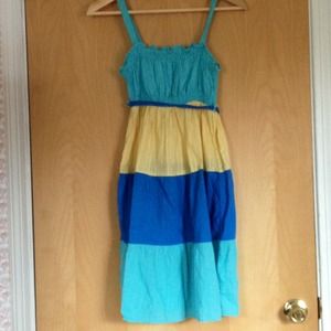 Colorblock dress