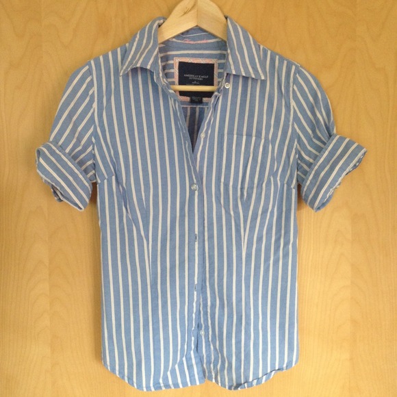 American Eagle stripped blouse