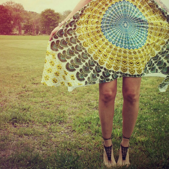 Bohemian foot ties handmade - Picture 4 of 4