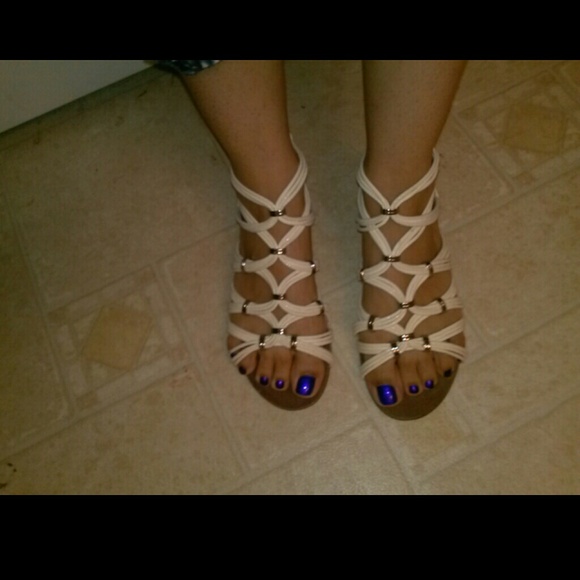 Giani bini white gladiator Sandals