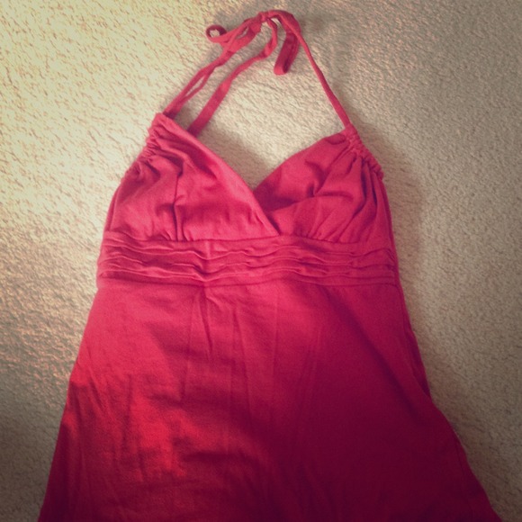 Red Halter Top