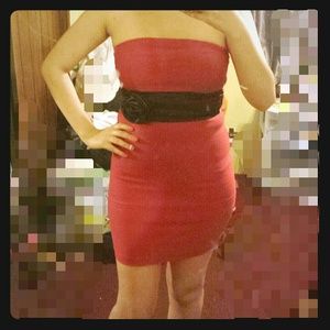 REDUCED!! Red strapless dress