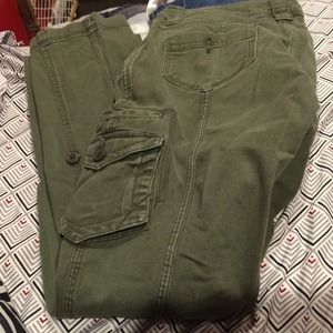 Green pants