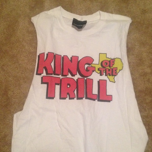 Untitled & Co Sleeveless "King of the Trill" Shirt
