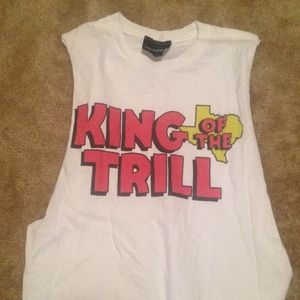 Untitled & Co Sleeveless "King of the Trill" Shirt