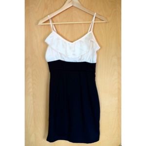Forever21 black&white cami dress