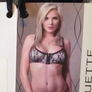 nude top with black lace