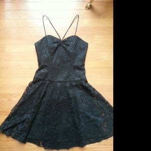 Black evening dress