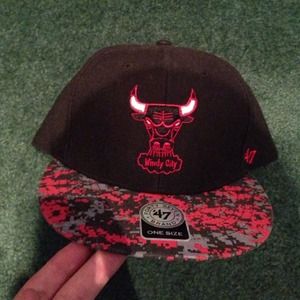 Red/Black Chicago Bulls StrapBack