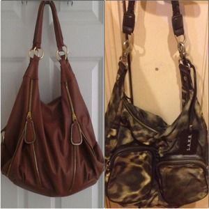 BUNDLE!! Brown handbag and lamb handbag