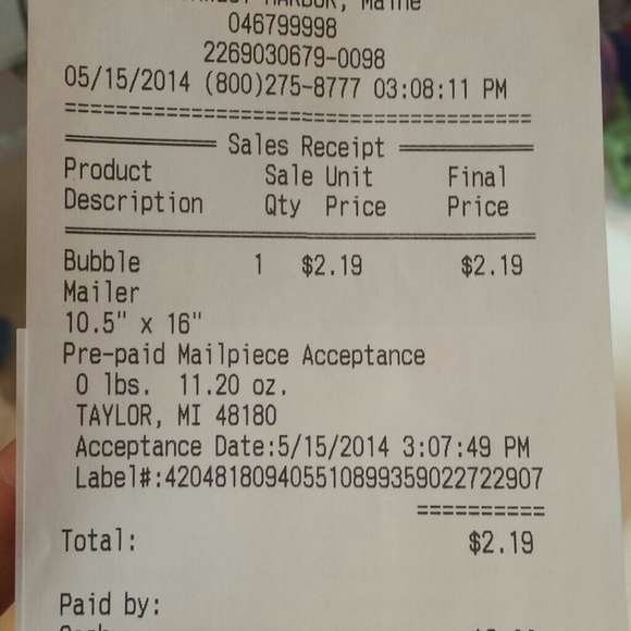 Traded Shipment Confirmation