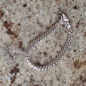 NEW Bracelet men or women 18k white gold