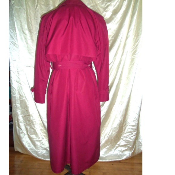 London Fog Jackets & Coats - London Fog Raspberry Trench Coat London Fog Jackets & Coats - London Fog Raspberry Trench Coat