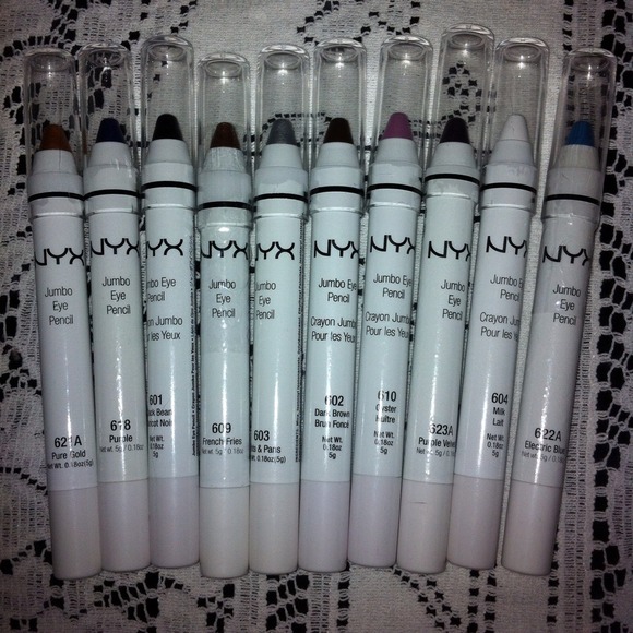 NYX jumbo eye pencil & versace
