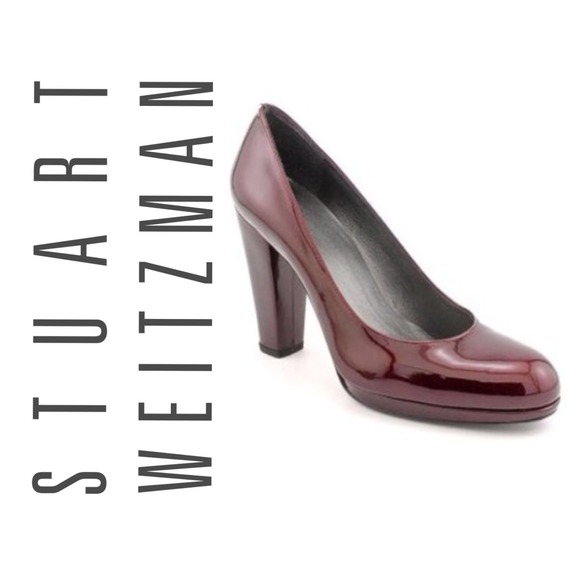 Timeless Silhouette Burgundy Platform Pump