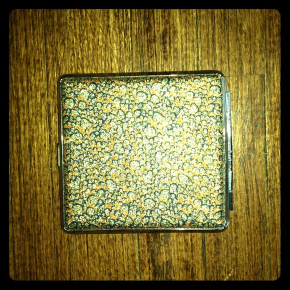 Accessories - Cigarette case with silver & Gold Sparkle
