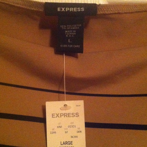 Express Brown & Black top - Picture 2 of 4