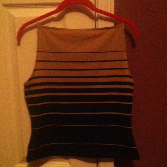 Express Brown & Black top - Picture 4 of 4
