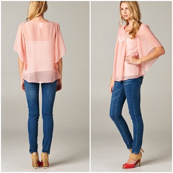 Flower Chiffon Top - Picture 2 of 3