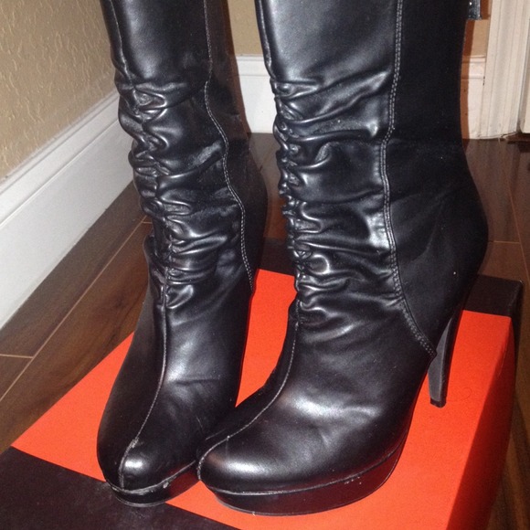 G by Guess black boots