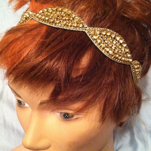 Pink pewter headband