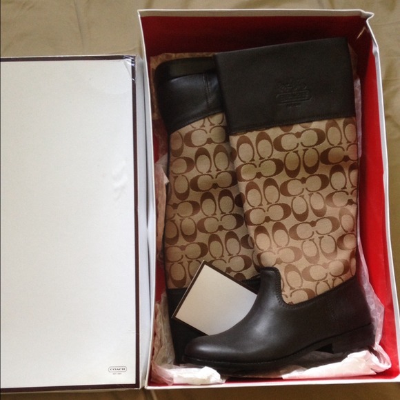 Can reduce price on these Coach Riding Boots