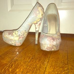 Floral High Heels