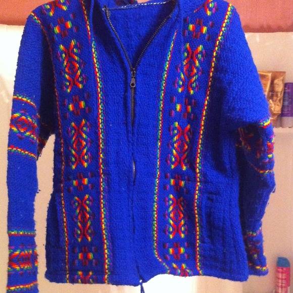 Hippie drug rug jacket!