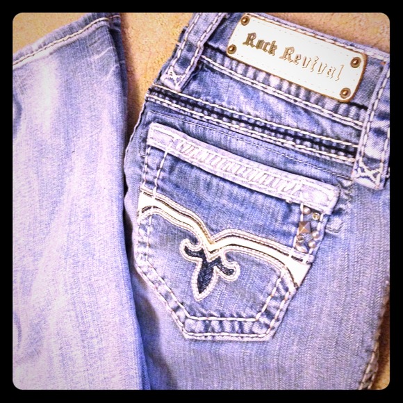 Rock Revival Light Wash Jeans size 26