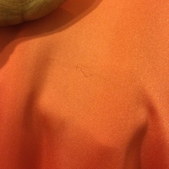 Coral colored butterfly sleeve top - Picture 2 of 3